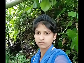 Desi Girl In Jungle Having Sex with Class Mate