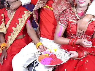 XXX Holi Special father in law fuck two daughter in law&rsquo;s in Holi Hindi voice